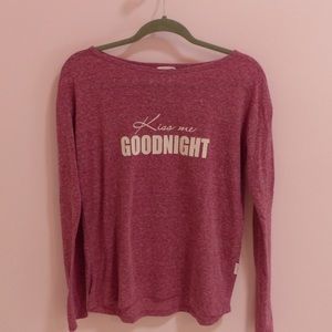 Esprit “Kiss Me Goodnight” Pajama Shirt